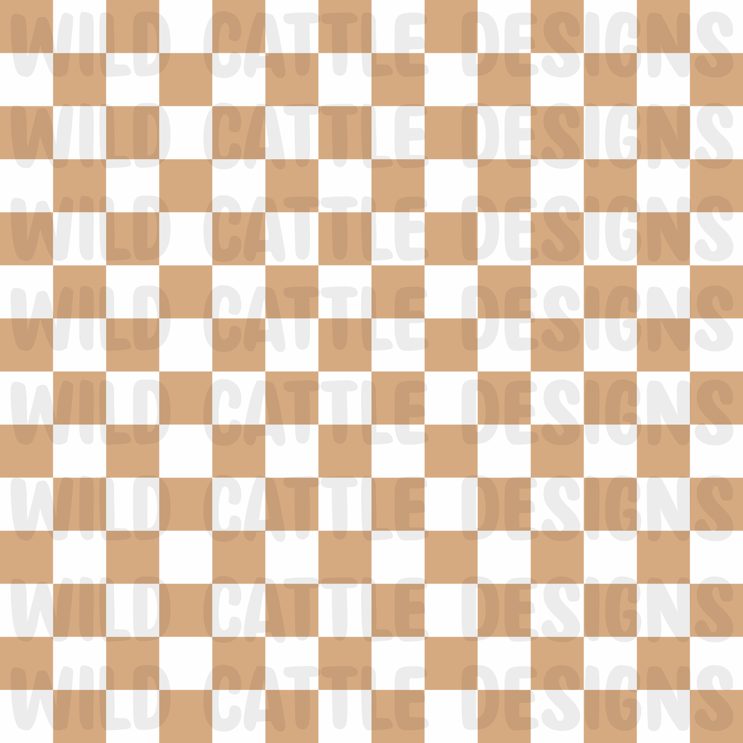 Desert cowgirl checkers