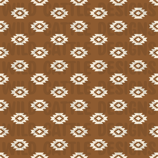 Duck cowboy club aztec seamless