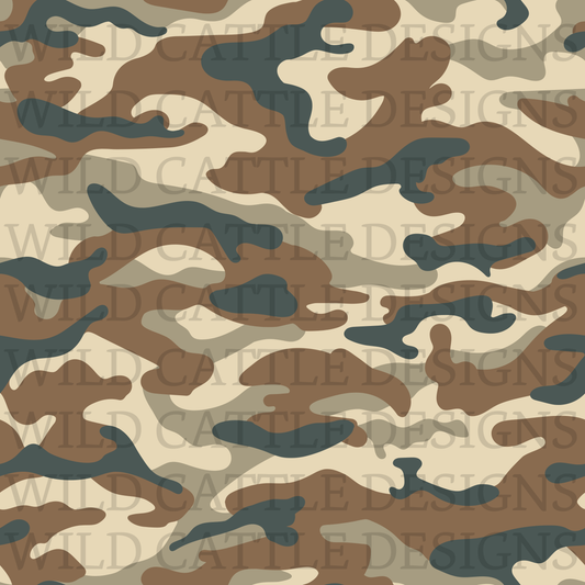 Easter deer camo seamless