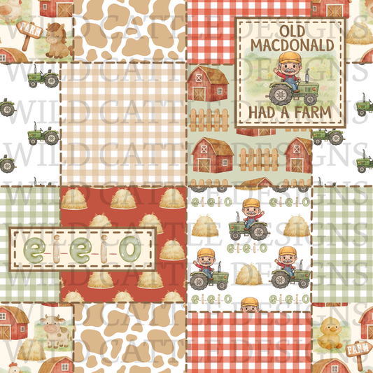 Eieio farm patchwork