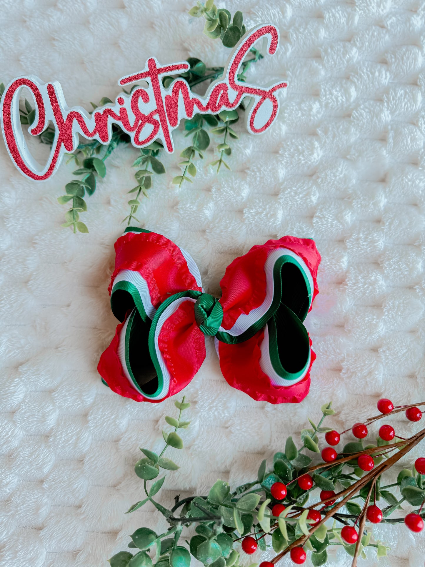 5 in triple layer Red White & Green