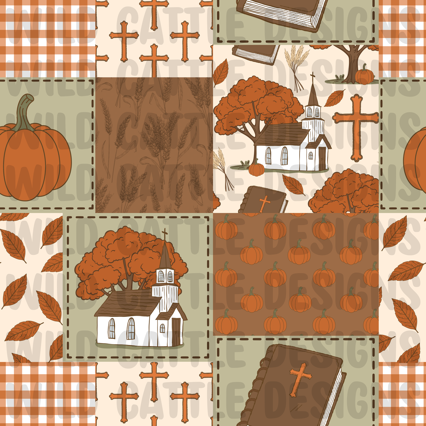 Fall for Jesus patchwork