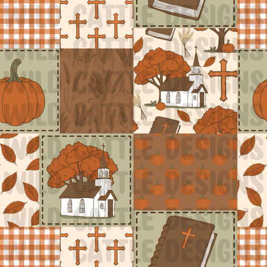 Fall for Jesus patchwork