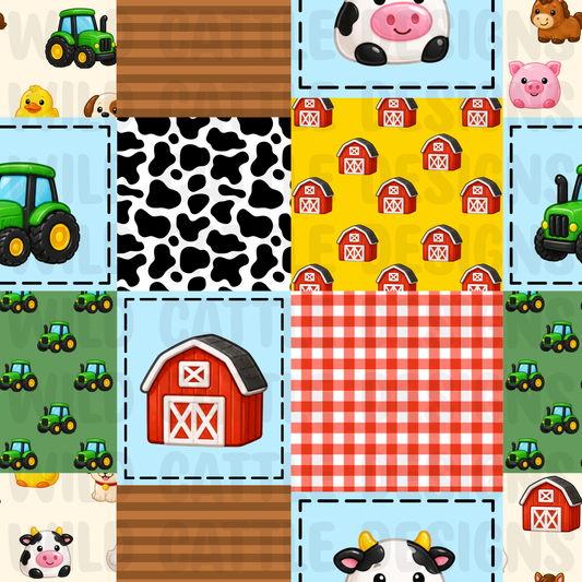Farm squish patchwork
