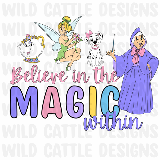 Girl classic friends magic png