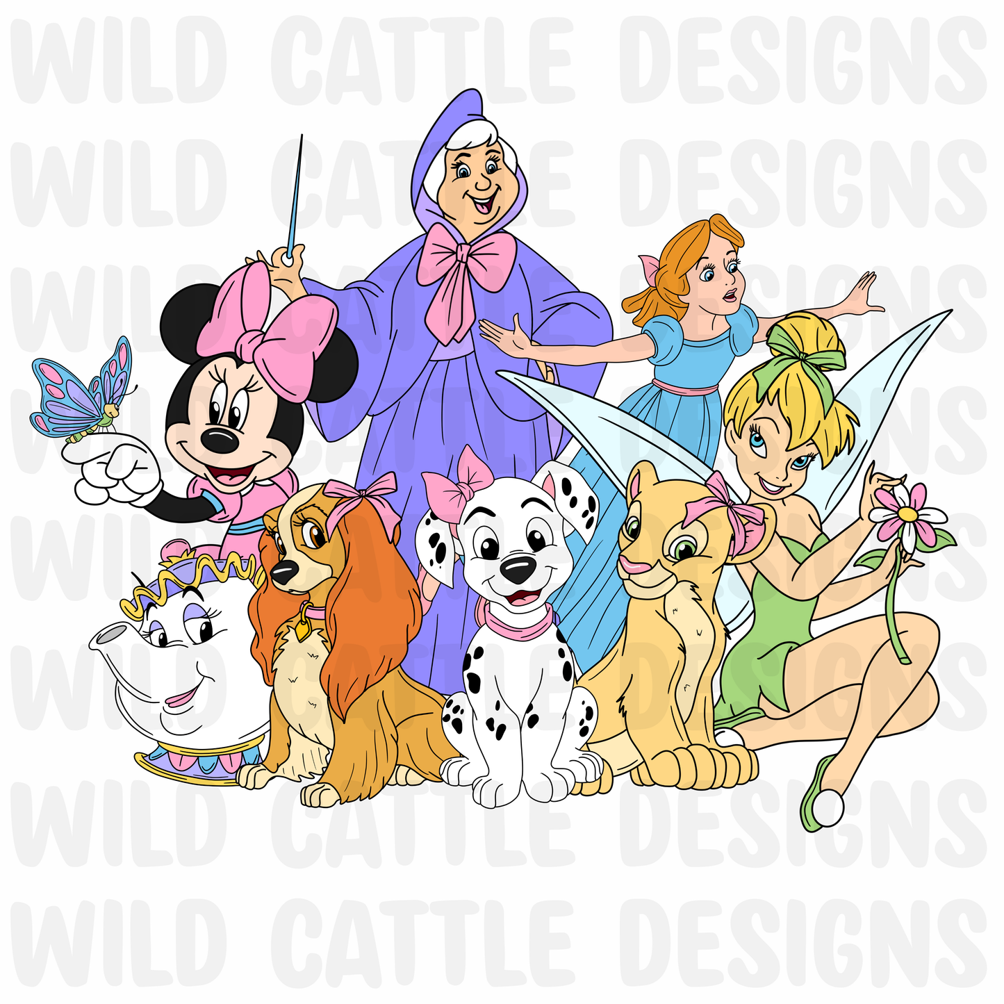 Girls classic friends png