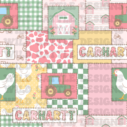 Girly barnyard patchwork