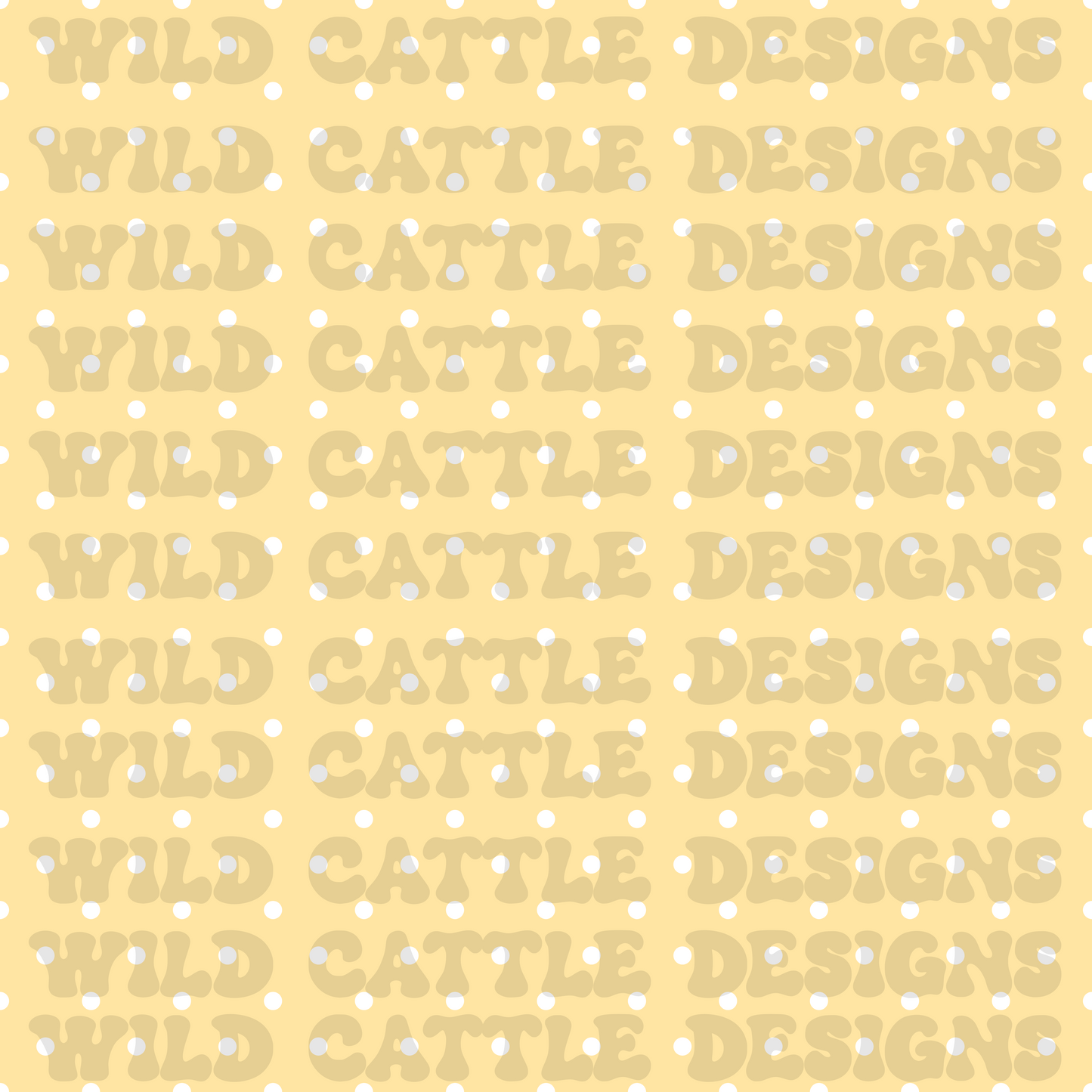 Girly barnyard yellow dot seamless