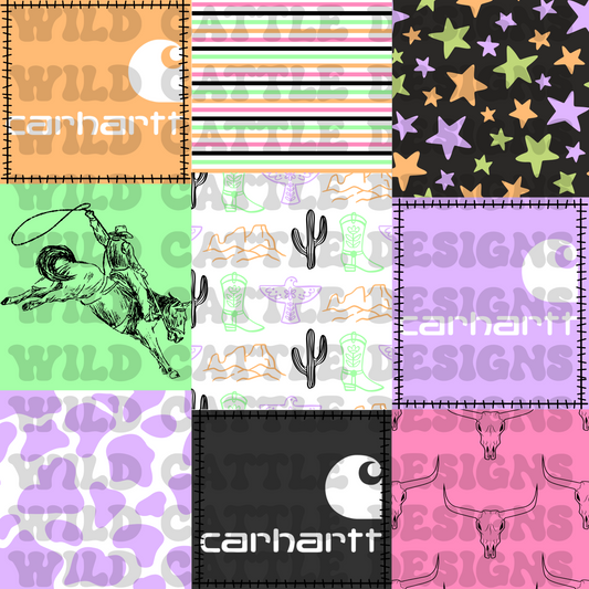 Girly halloween patchwork