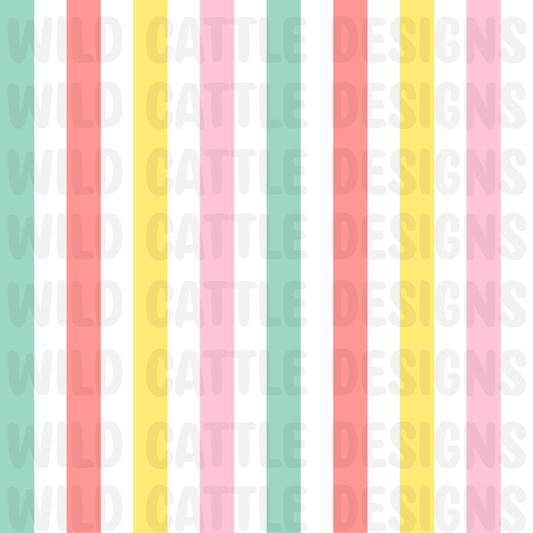 Girly school stripes