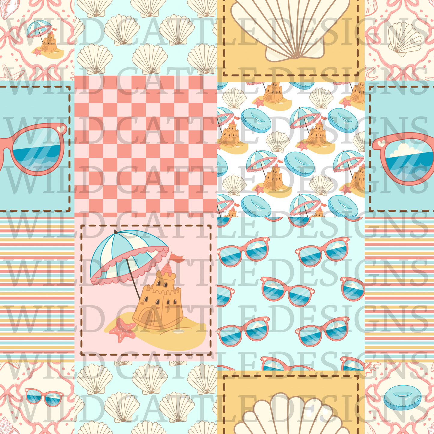 Girly summer days patchwork