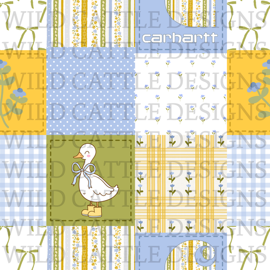Goose heart patchwork