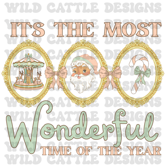 Grand millennial christmas png