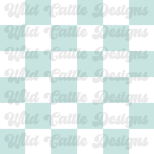 Graves to garden blue check seamless