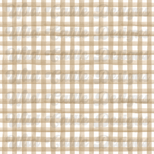 graves into gardens brown plaid seamless