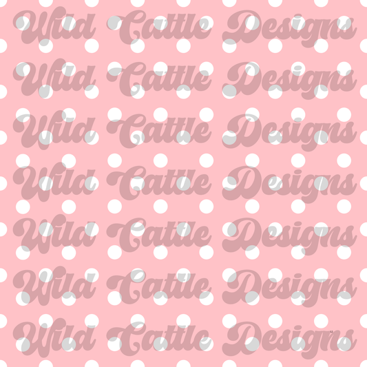 Graves into garden pink dot seamless