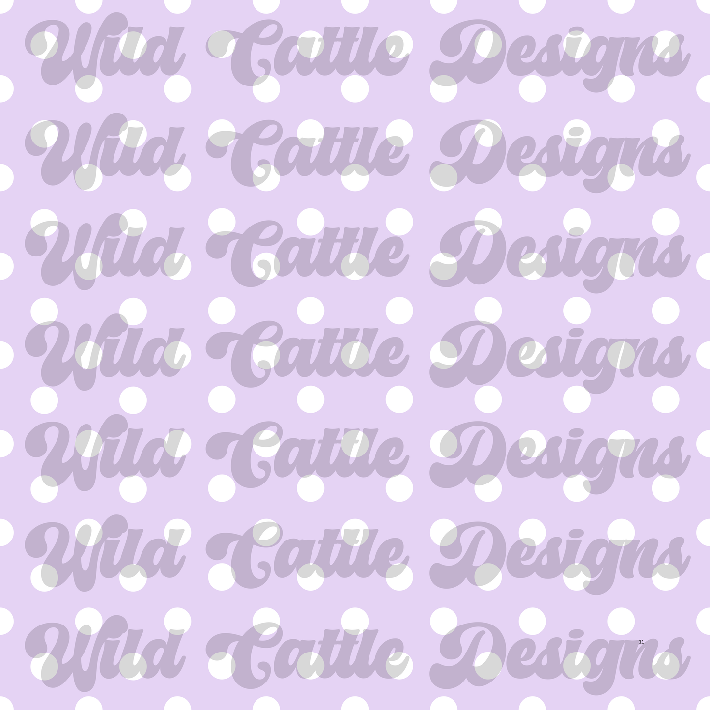 Graves into garden purple dot seamless