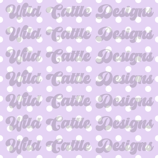 Graves into garden purple dot seamless