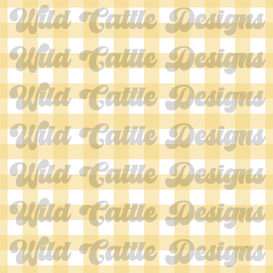 Graves into garden yellow plaid seamless