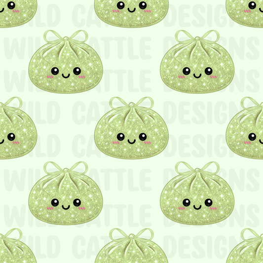 Green Glitter squish