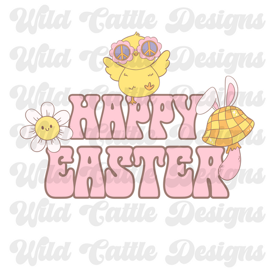 groovy bright easter png