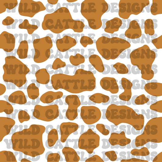 Halloween cowprint seamless