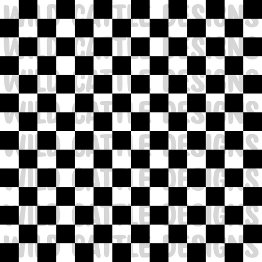 Halloween milk and cookies checkers