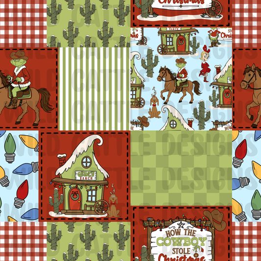 How the cowboy stole christmas patchwork