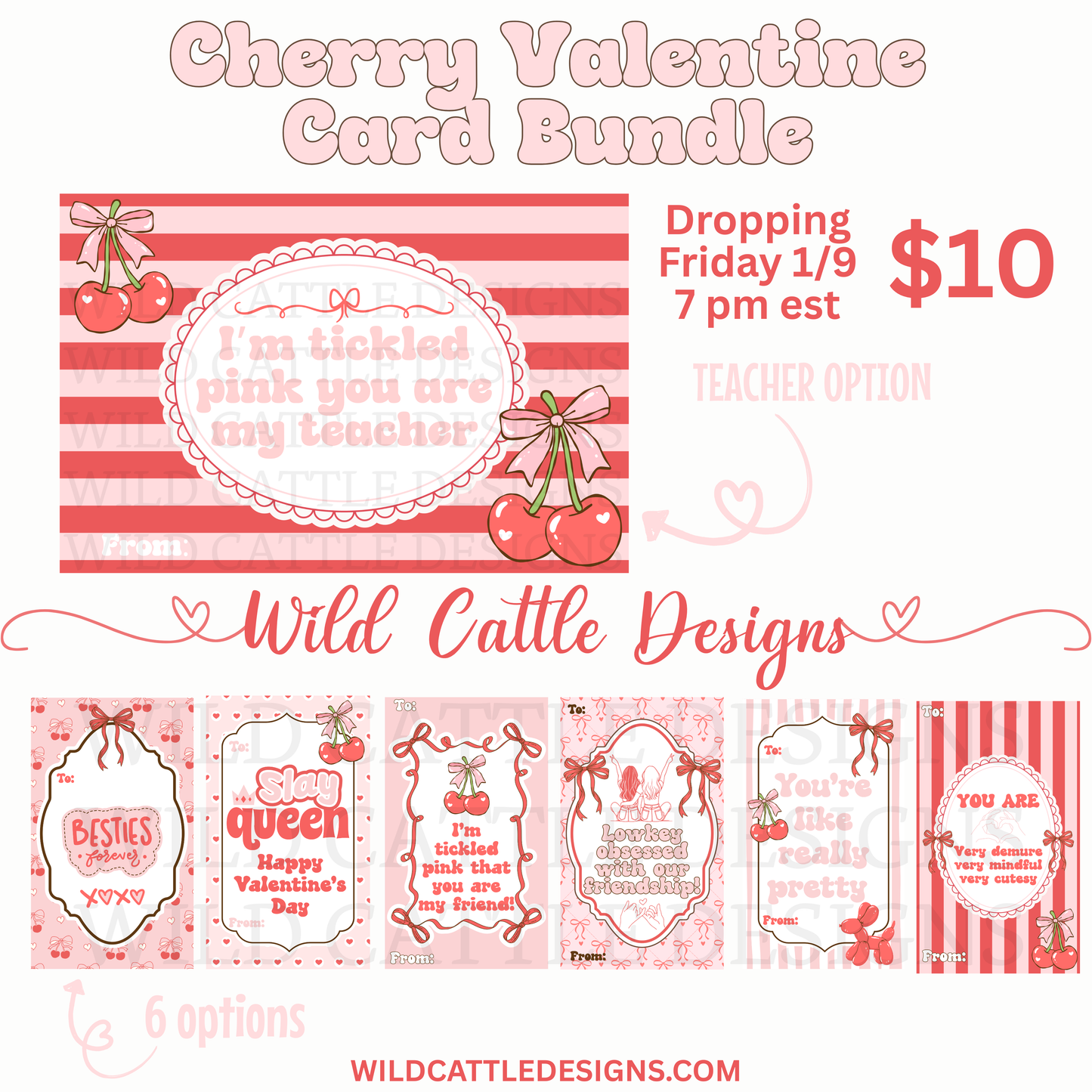 Cherry Cowgirl Valentine Bundle