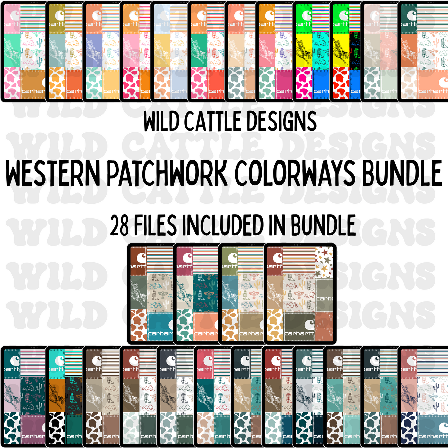 Western Patchwork New Colorways Bundle
