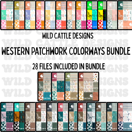 Western Patchwork New Colorways Bundle