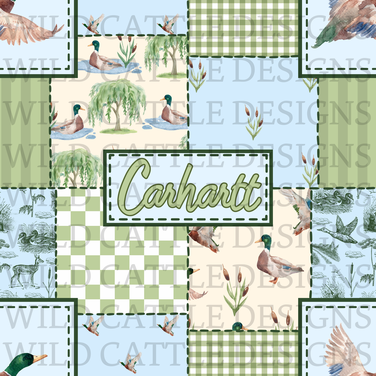 Mallard Duck Patchwork