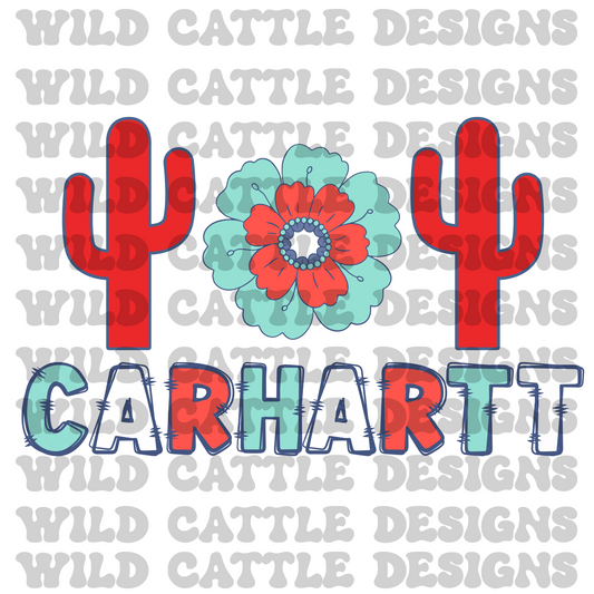 Rwb Boho Floral PNG