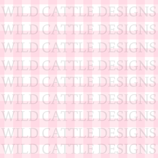 Coquette Pink Easter plaid