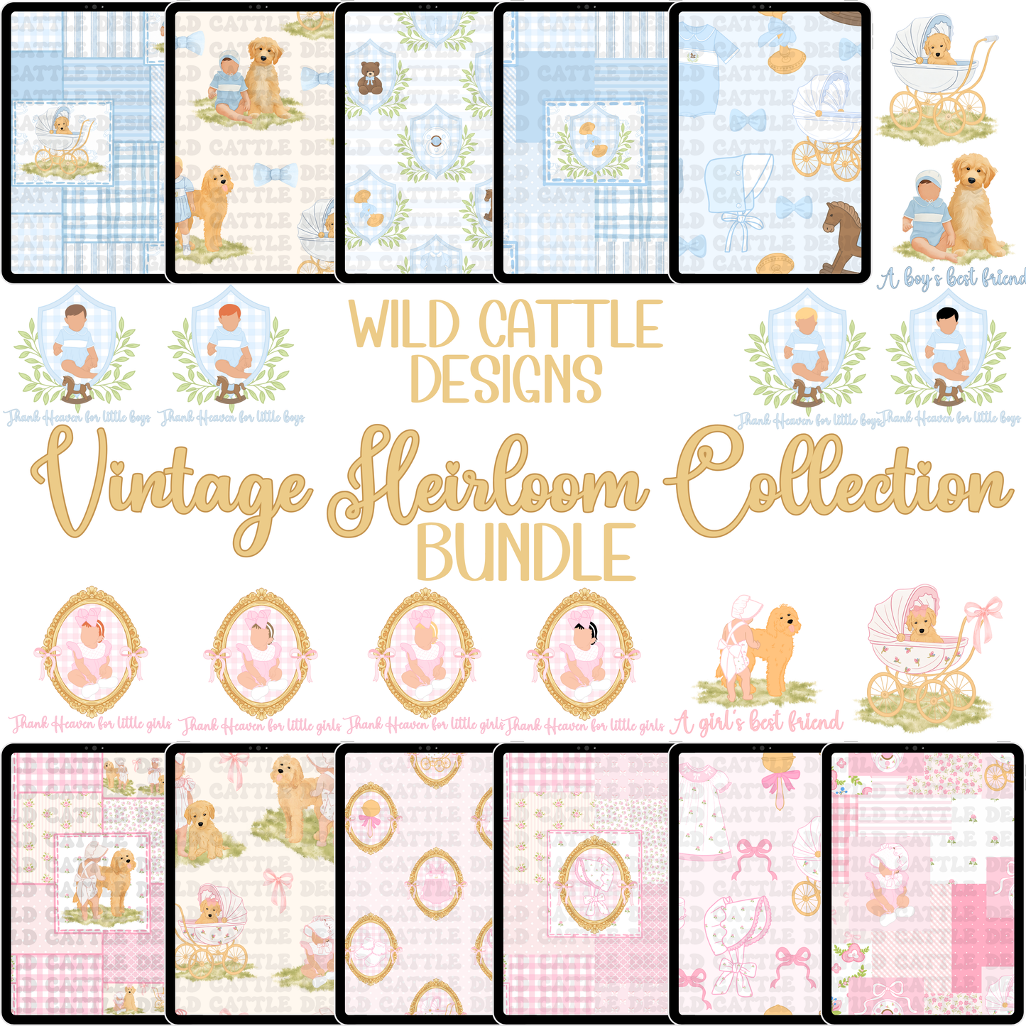 Vintage Heirloom Collection Bundle