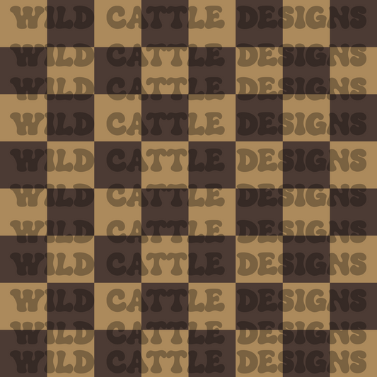 Brown checker seamless