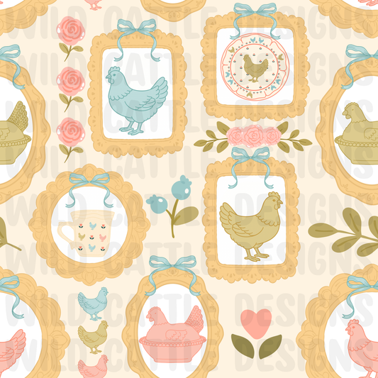 Vintage Chickens