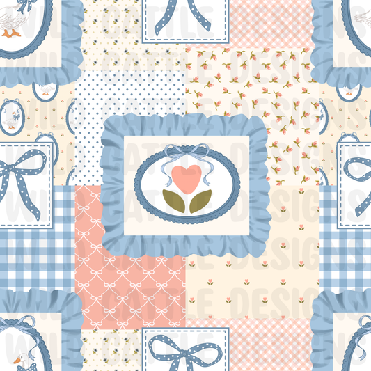 Vintage Geese Patchwork