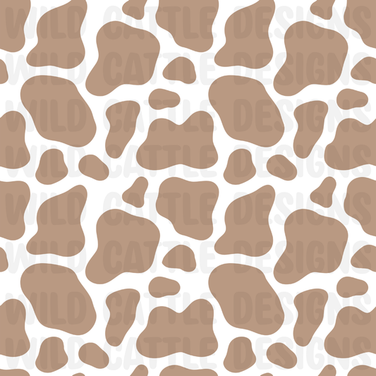 Beach club cow print