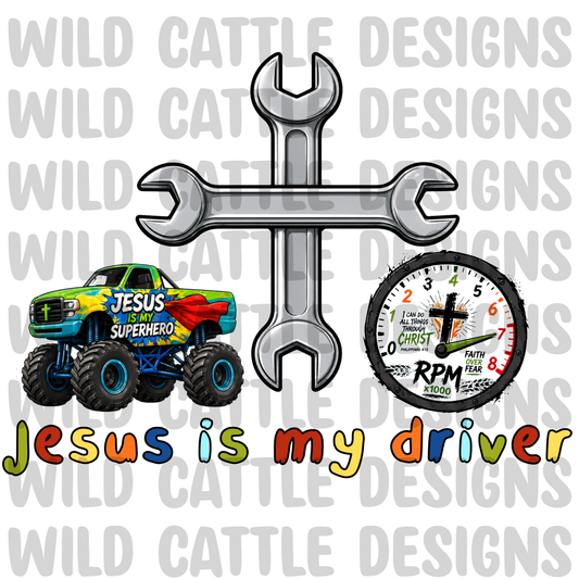 Jesus is my driver png