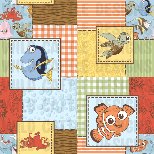 Little fish patchwork