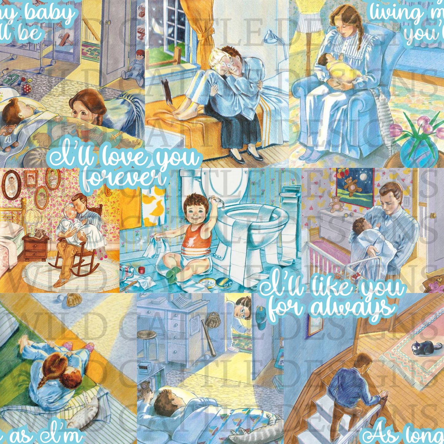 Love you forever patchwork