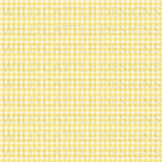 Love you forever yellow plaid
