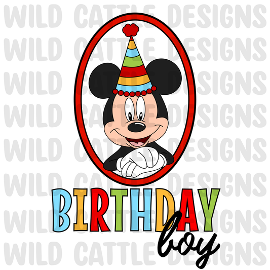 Mouse birthday boy png