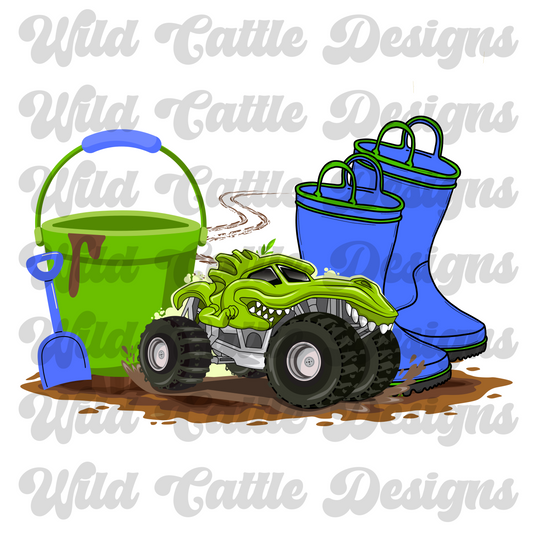 muddy monster truck png