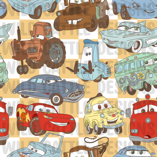 Muted car seamless