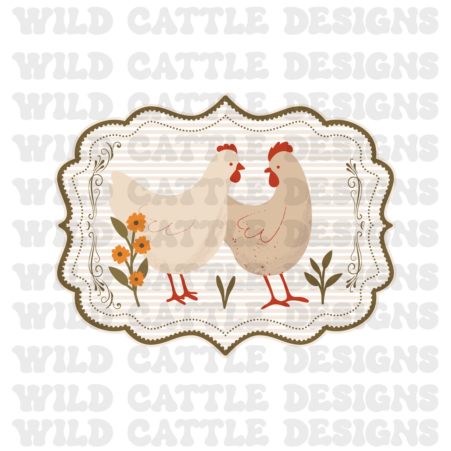 Muted chicken png
