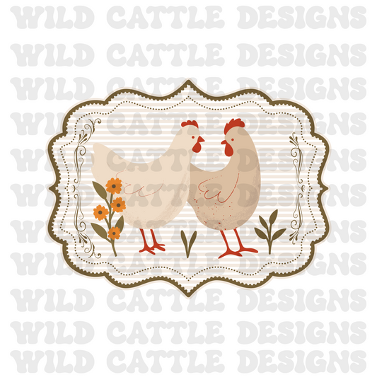 Muted chicken png