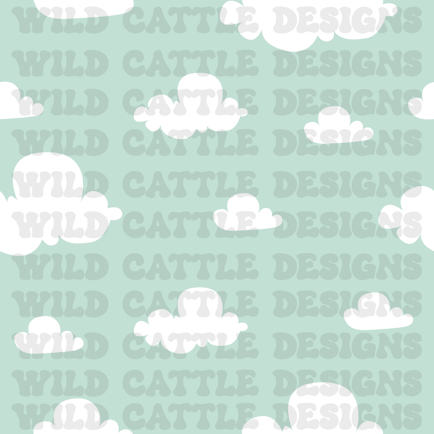 Muted clouds seamless