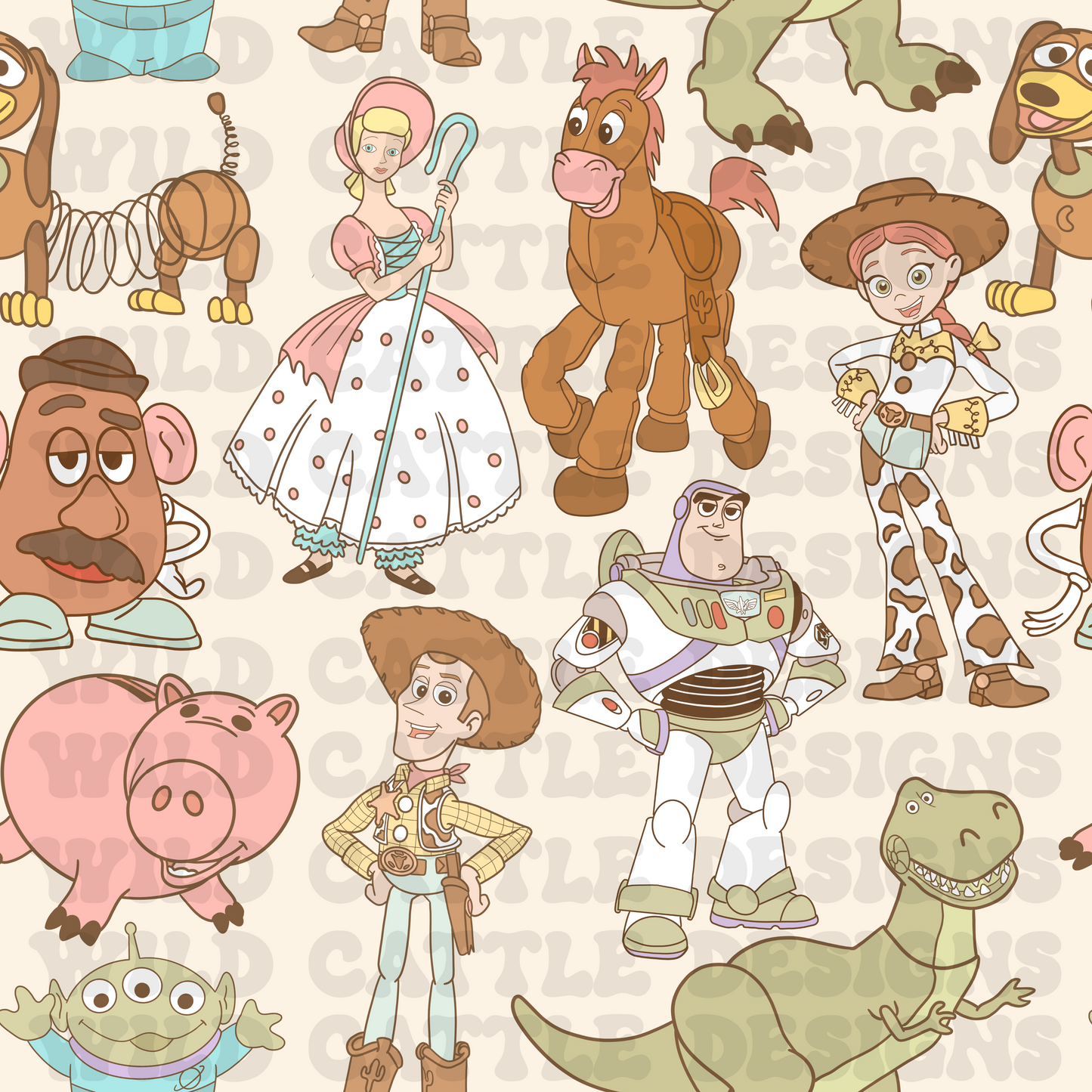 Muted toy seamless